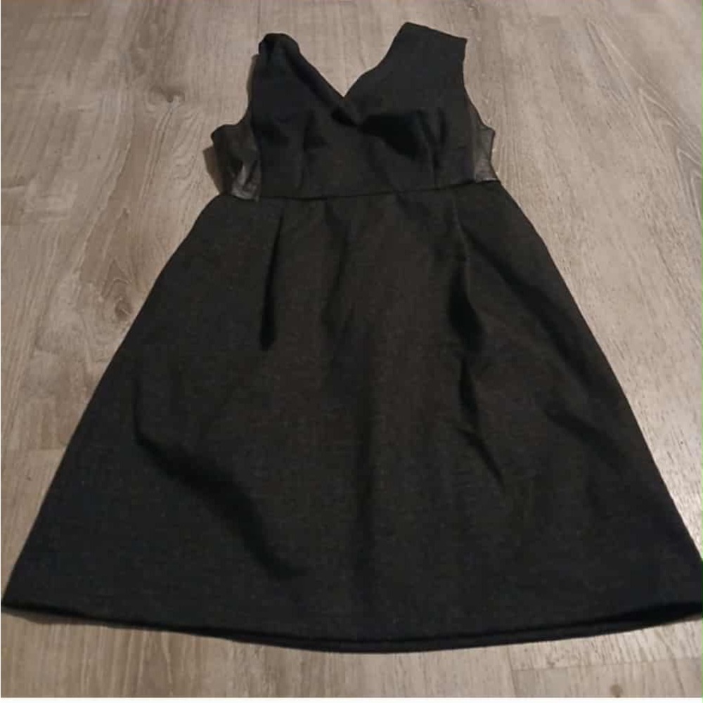 Madewell Black Textured Dress